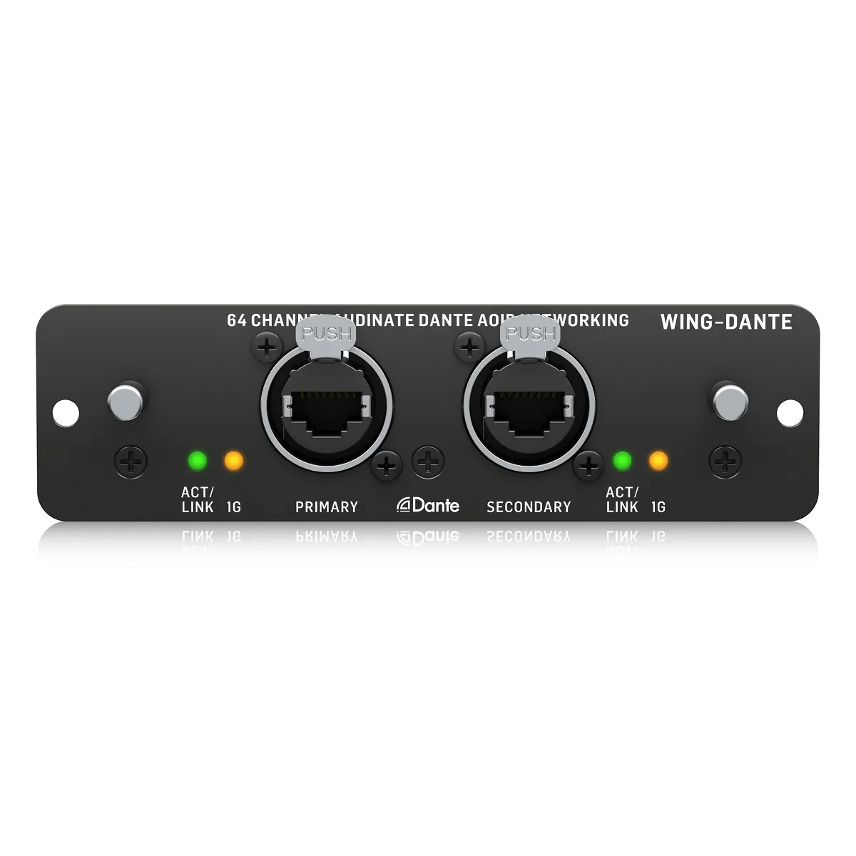 Placa-de-Expansao-Dante-64x64-Canais-WING-DANTE---Behringer Placa-de-Expansao-Dante-64x64-Canais-WING-DANTE---Behringer