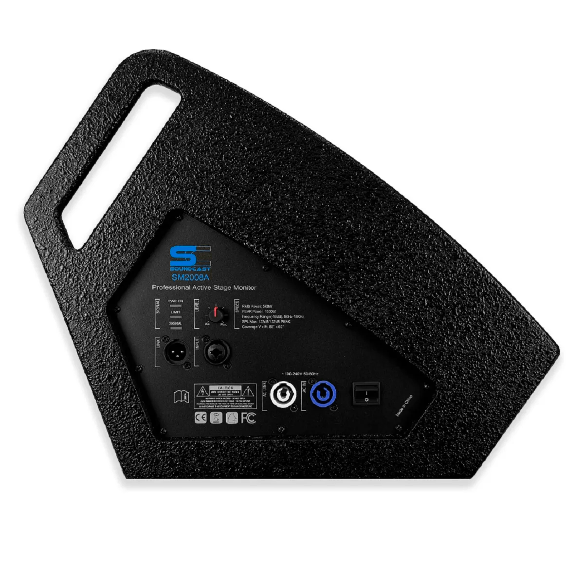 Monitor-de-Palco-Ativo-2X8-1000W-SM-2008A---Soundcast-1 Monitor-de-Palco-Ativo-2X8-1000W-SM-2008A---Soundcast-1