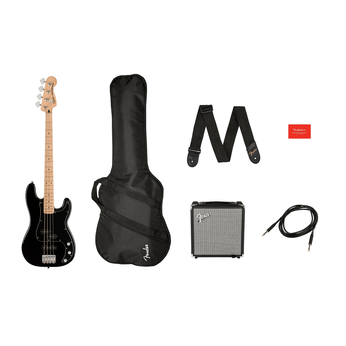 Kit-Affinity-Series-Precision-Bass-PJ-PACK-MNBLK---Squier-By-Fender Kit-Affinity-Series-Precision-Bass-PJ-PACK-MNBLK---Squier-By-Fender