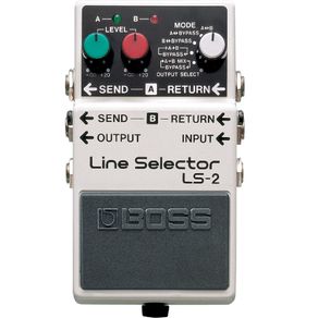 Pedal-Compacto-LS-2-Line-Selector---Boss Pedal-Compacto-LS-2-Line-Selector---Boss
