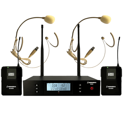 Microfone-Sem-Fio-Duplo-de-Cabeca-UHF-SD-48-BB---Soundrix