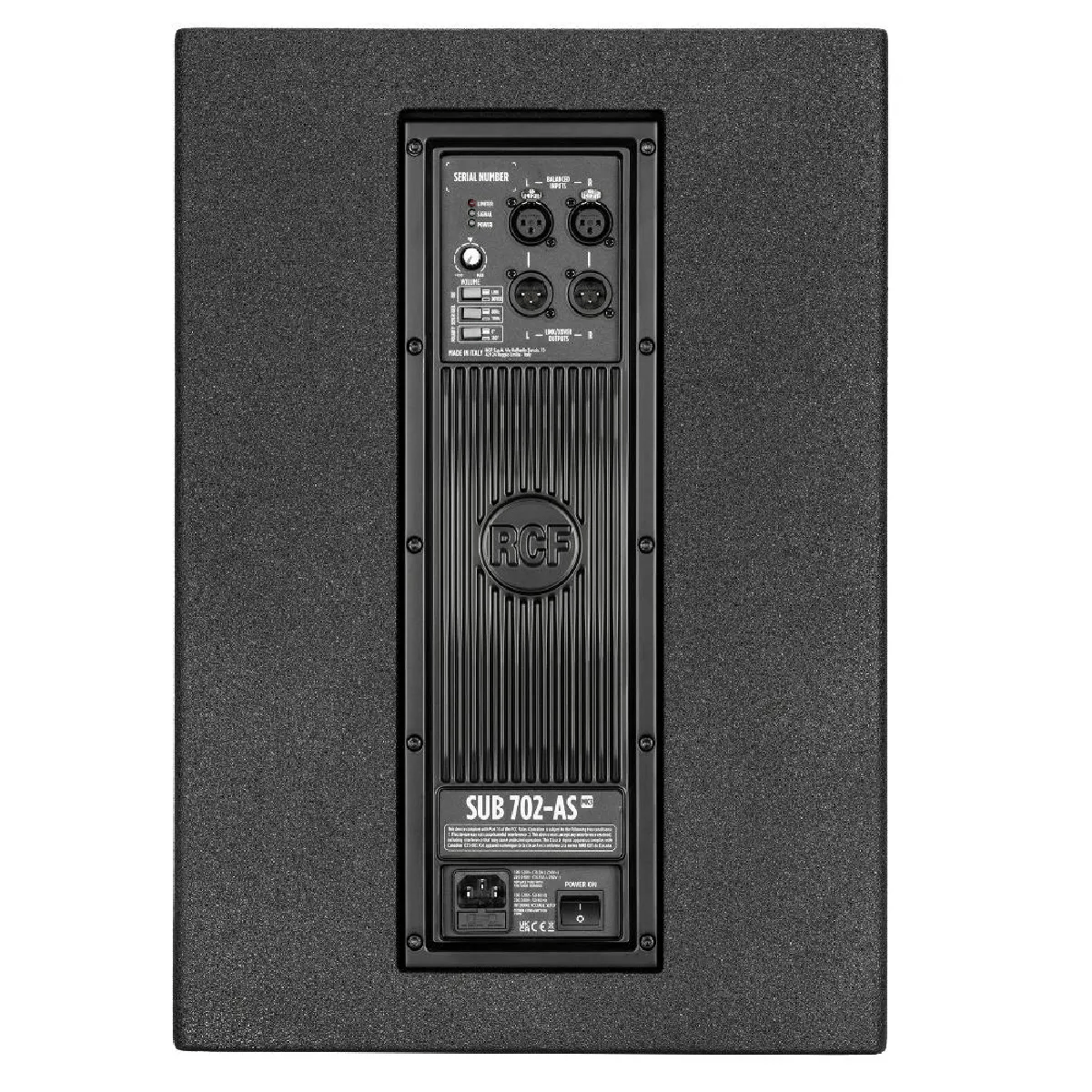 Subwoofer-Ativo-12-1400W-SUB702AS-MK3-110V---RCF-1 Subwoofer-Ativo-12-1400W-SUB702AS-MK3-110V---RCF-1