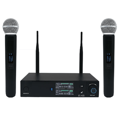 Microfone-Sem-Fio-UHF-600-Canais-Com-Bluetooth-LS-VKS2---Leson